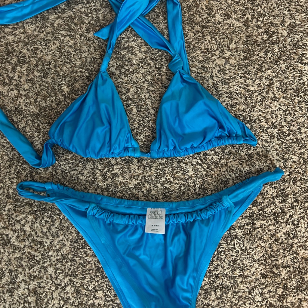 Wild Fable Blue Bikini Set